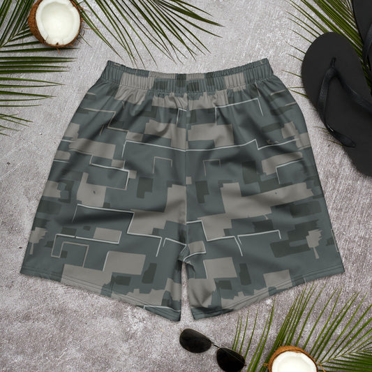 Black OPS Modern Warfare City Digital CAMO Unisex Athletic Long Shorts