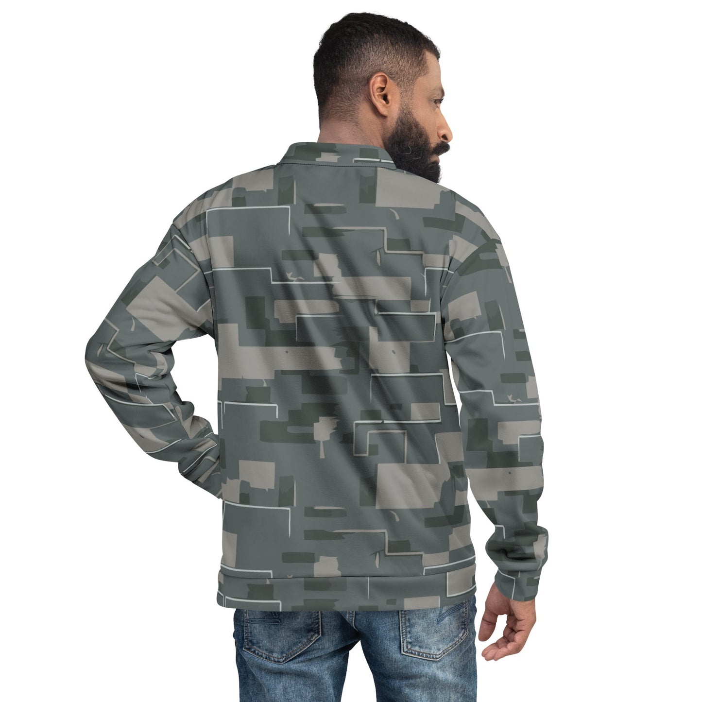 Black OPS Modern Warfare City Digital CAMO Unisex Bomber Jacket
