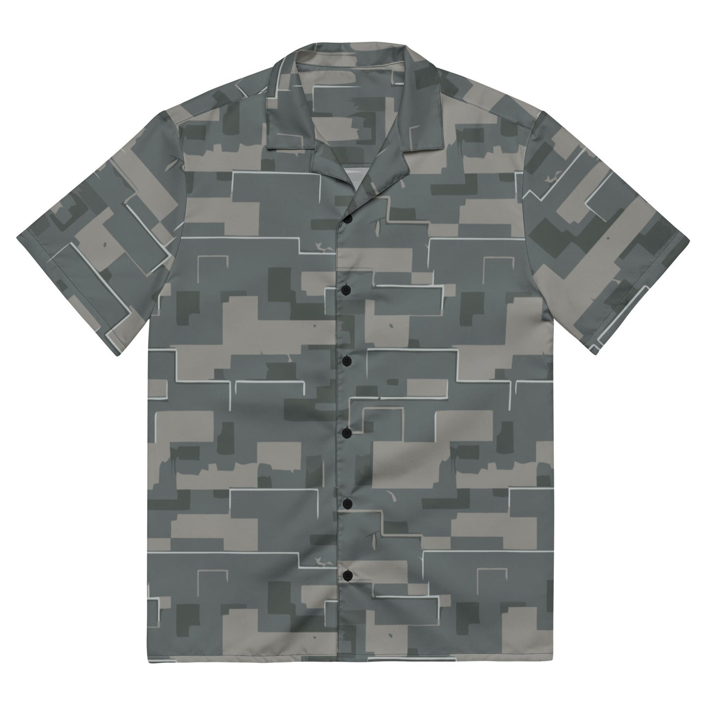 Black OPS Modern Warfare City Digital CAMO Unisex button shirt - 2XS - Button Shirts