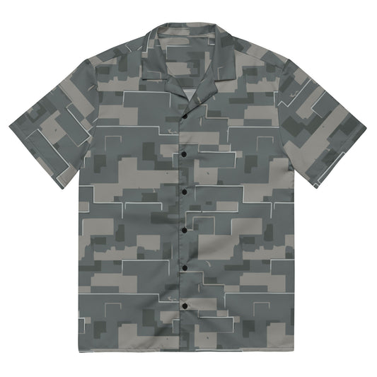 Black OPS Modern Warfare City Digital CAMO Unisex button shirt - 2XS - Button Shirts