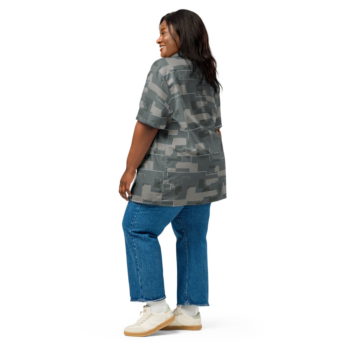 Black OPS Modern Warfare City Digital CAMO Unisex button shirt - Button Shirts