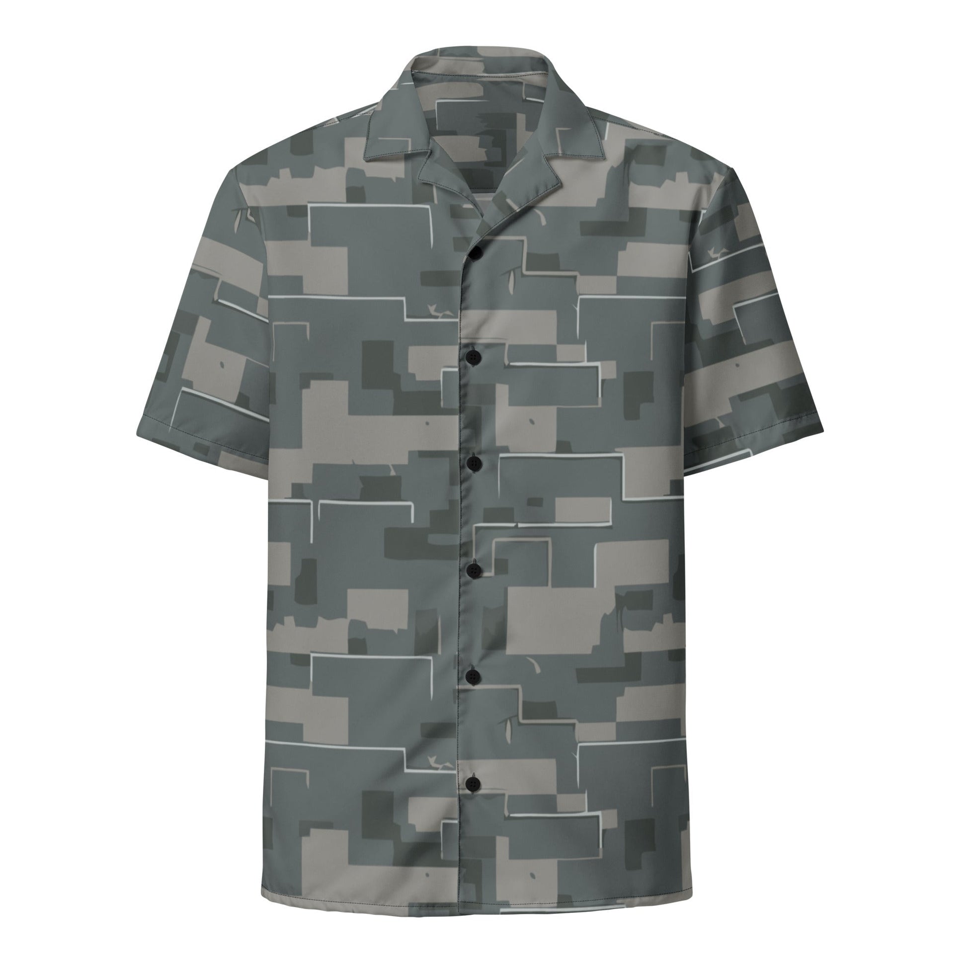 Black OPS Modern Warfare City Digital CAMO Unisex button shirt - Button Shirts