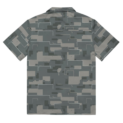 Black OPS Modern Warfare City Digital CAMO Unisex button shirt - Button Shirts