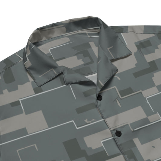 Black OPS Modern Warfare City Digital CAMO Unisex button shirt - Button Shirts