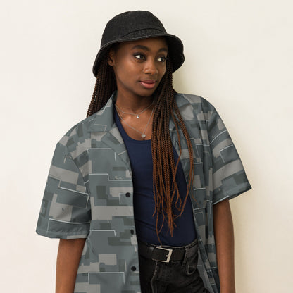 Black OPS Modern Warfare City Digital CAMO Unisex button shirt - Button Shirts