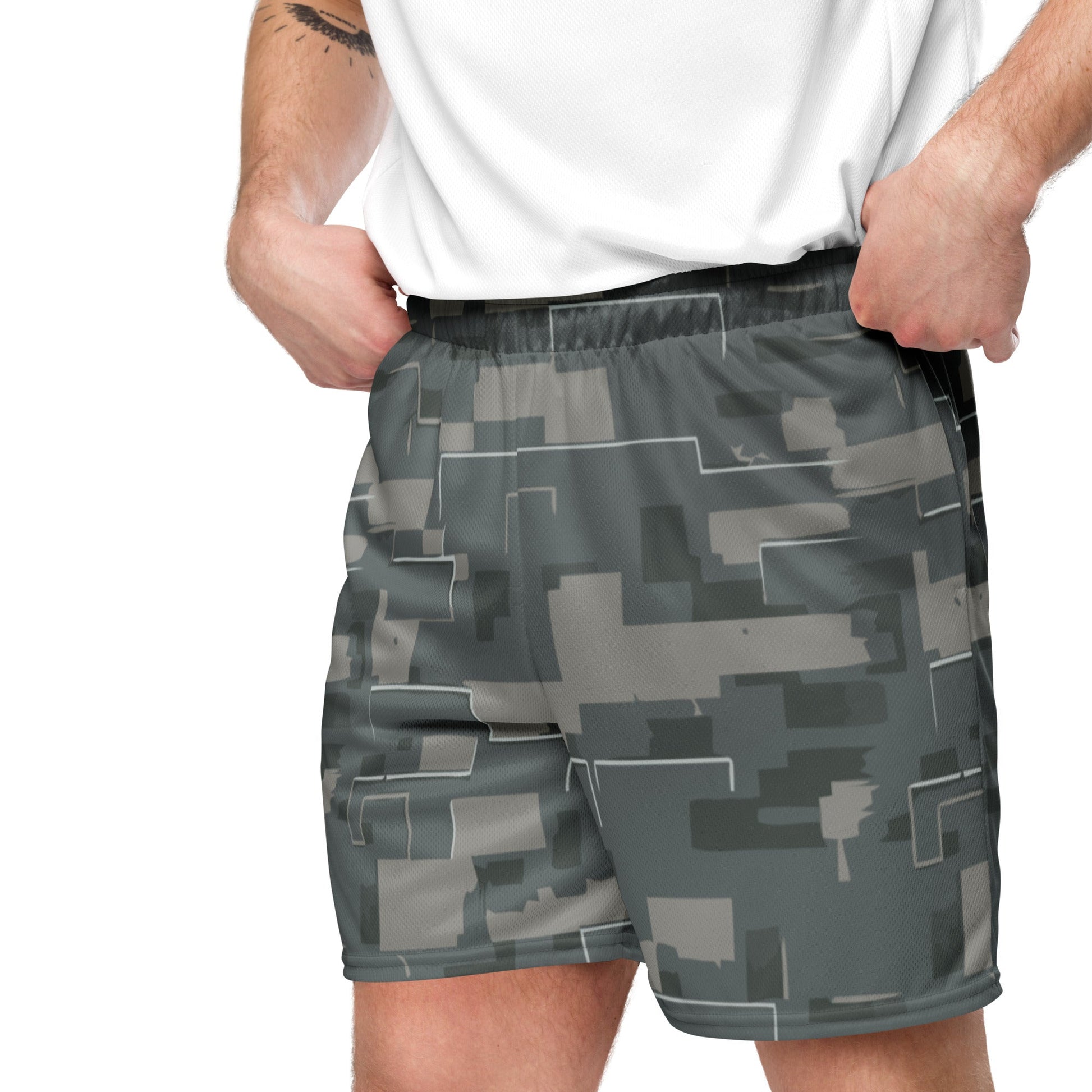 Black OPS Modern Warfare City Digital CAMO Unisex mesh shorts - Mesh Shorts