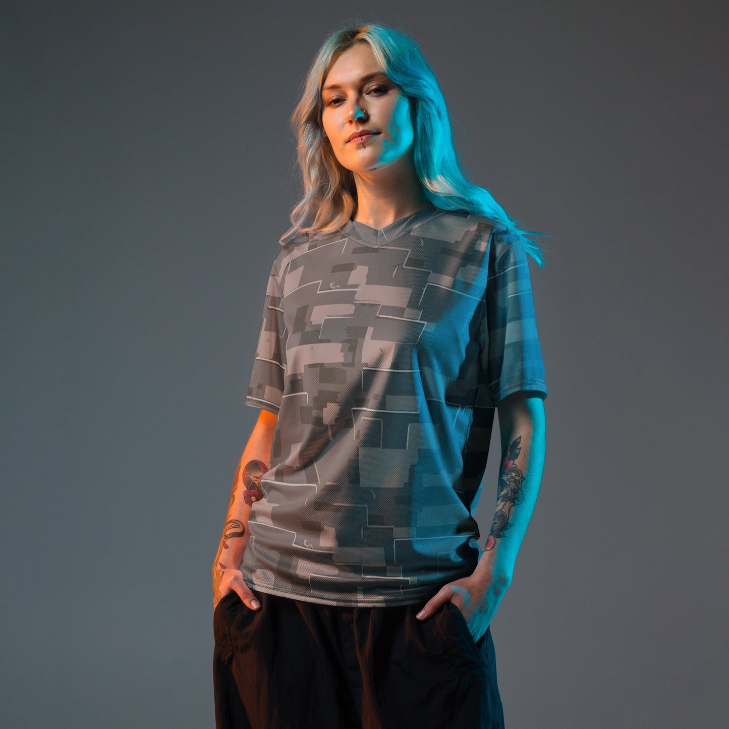 Black OPS Modern Warfare City Digital CAMO unisex sports jersey - Sports Jerseys