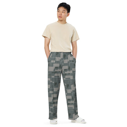 Black OPS Modern Warfare City Digital CAMO unisex wide-leg pants - Wide-leg Pants