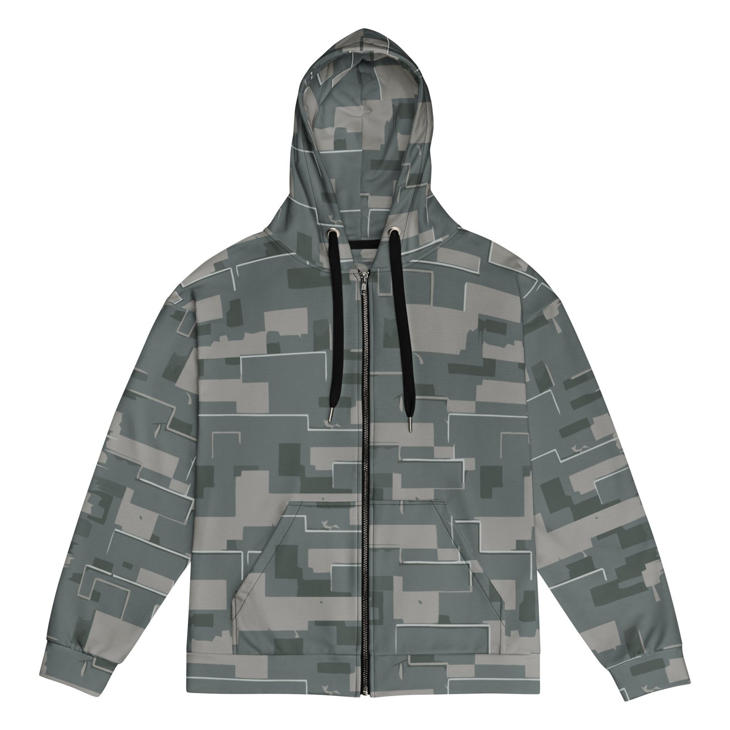 Black OPS Modern Warfare City Digital CAMO Unisex zip hoodie - 2XS - Zip Hoodies