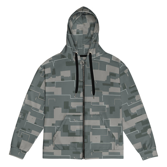 Black OPS Modern Warfare City Digital CAMO Unisex zip hoodie - 2XS - Zip Hoodies