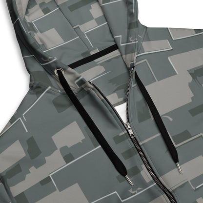 Black OPS Modern Warfare City Digital CAMO Unisex zip hoodie - Zip Hoodies