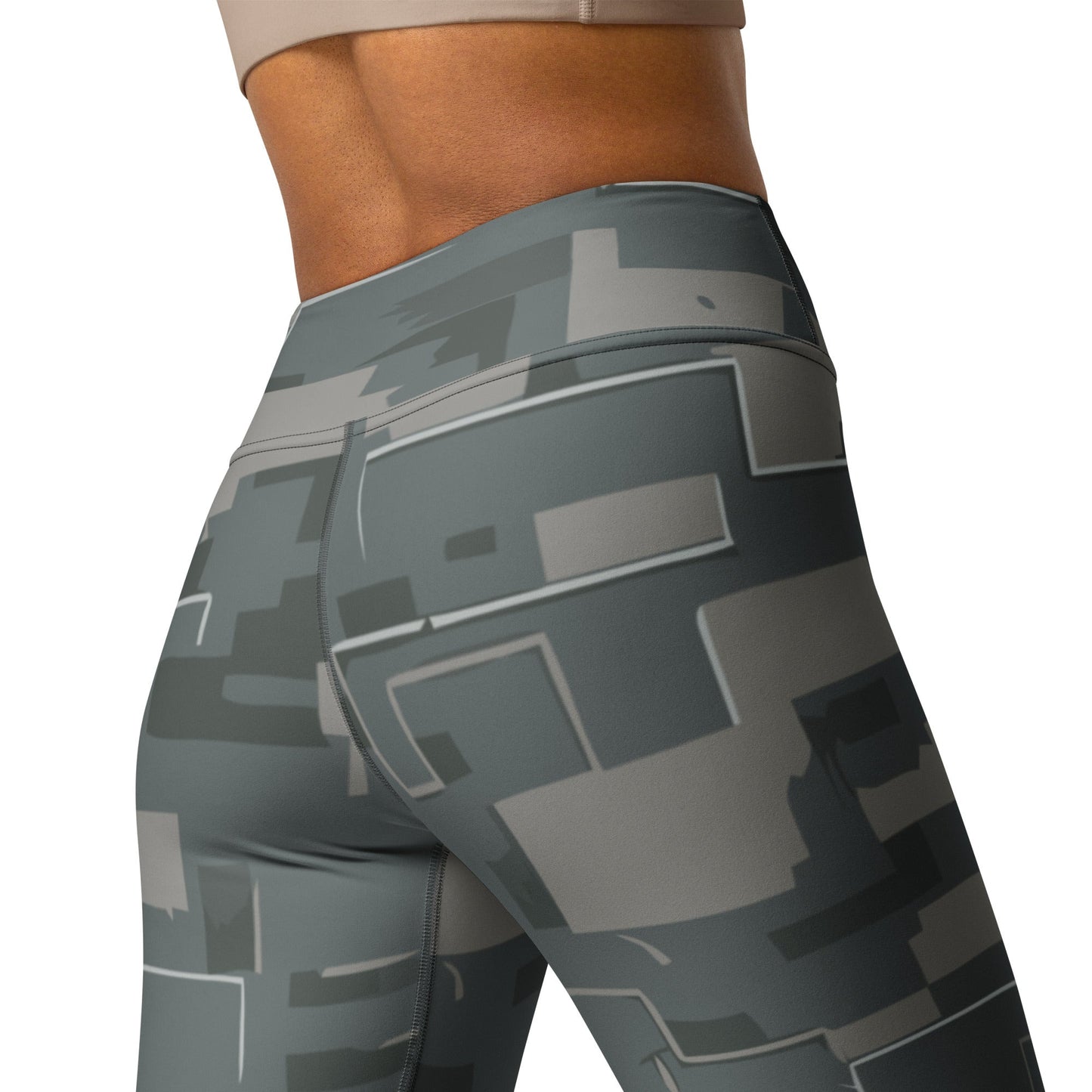Black OPS Modern Warfare City Digital CAMO Yoga Leggings - Womens