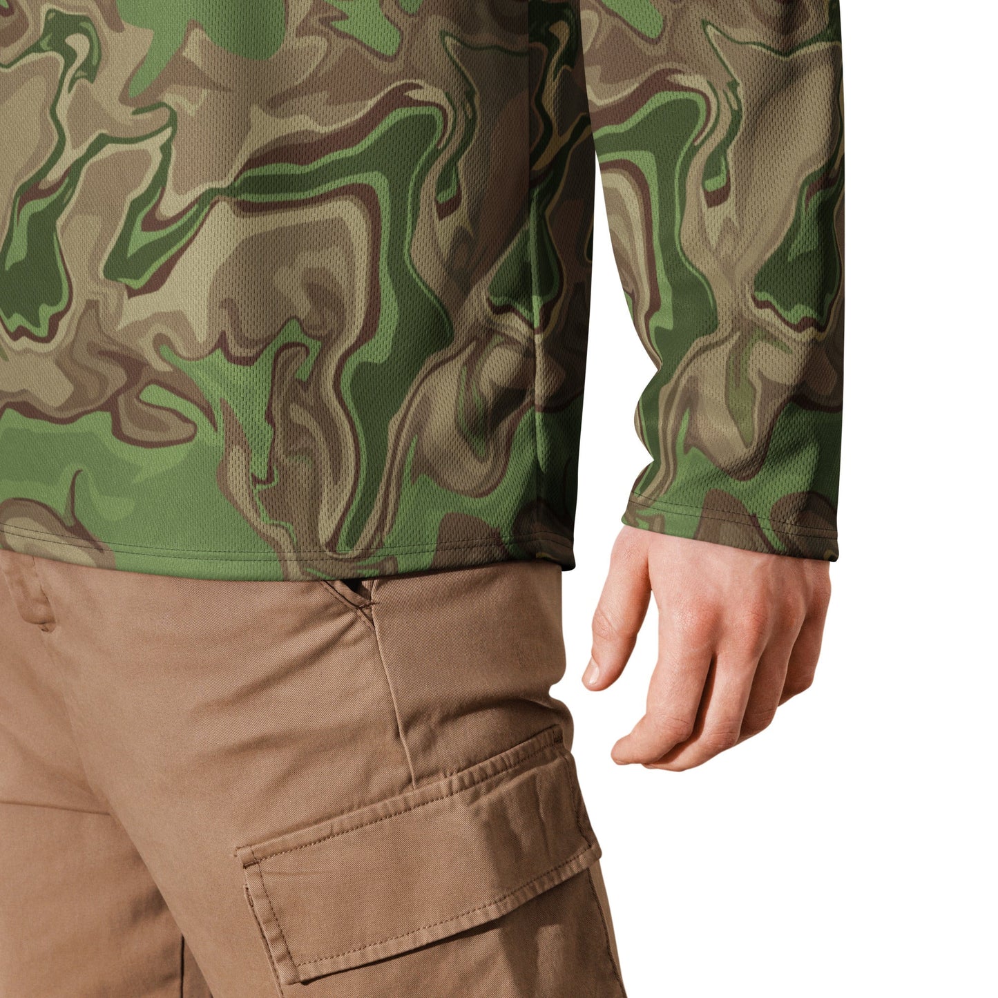 Black OPS Sludgeflow Morphic CAMO hockey fan jersey - Hockey Jerseys