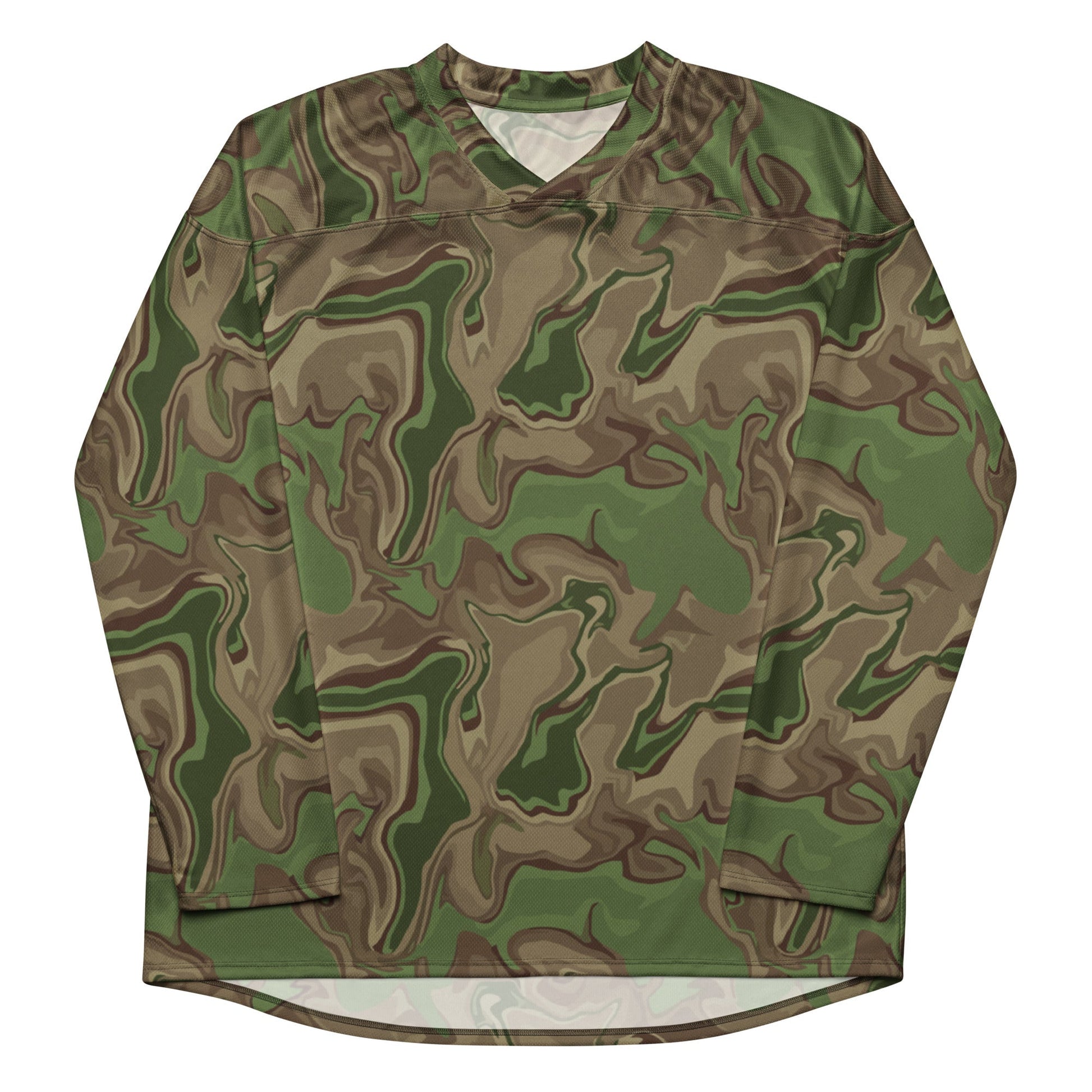 Black OPS Sludgeflow Morphic CAMO hockey fan jersey - Hockey Jerseys