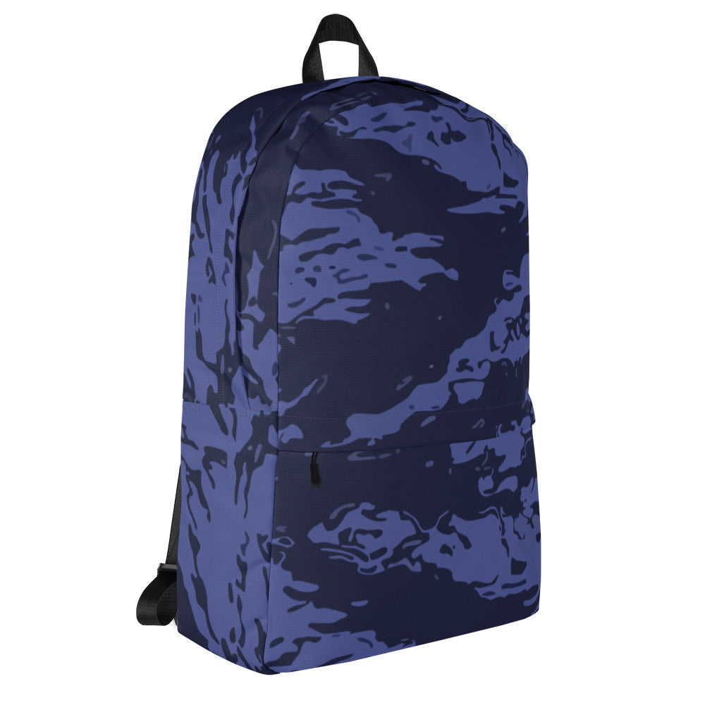 Black OPS Blue Tiger Stripe CAMO Backpack