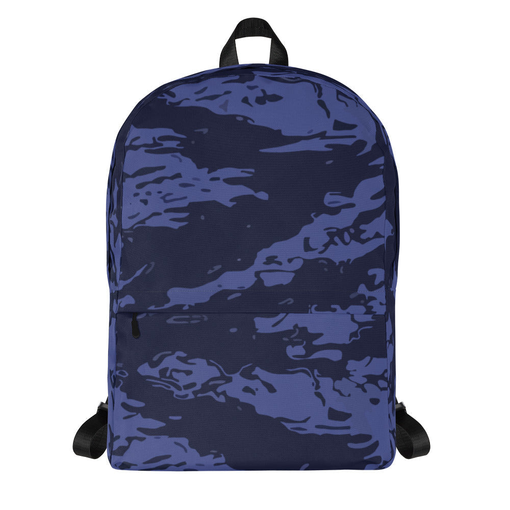 Black OPS Blue Tiger Stripe CAMO Backpack