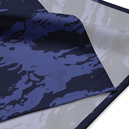 Black OPS Blue Tiger Stripe CAMO bandana - Bandana