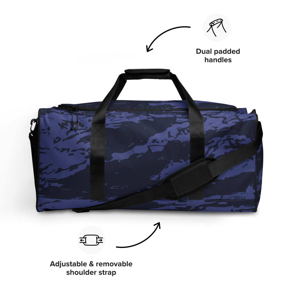 Black OPS Blue Tiger Stripe CAMO Duffle bag - Bag