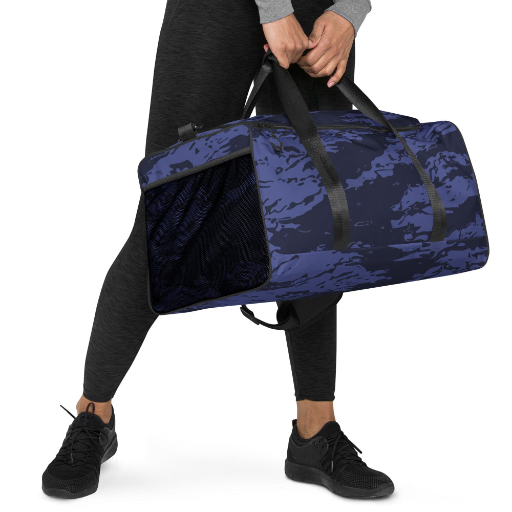 Black OPS Blue Tiger Stripe CAMO Duffle bag - Bag