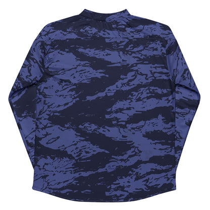 Black OPS Blue Tiger Stripe CAMO hockey fan jersey - Unisex Hockey Fan Jersey