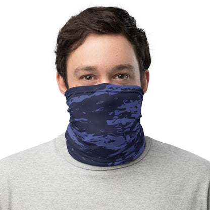 Black OPS Blue Tiger Stripe CAMO Neck Gaiter