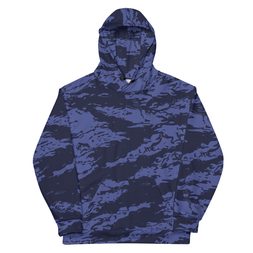 Black OPS Blue Tiger Stripe CAMO Unisex Hoodie