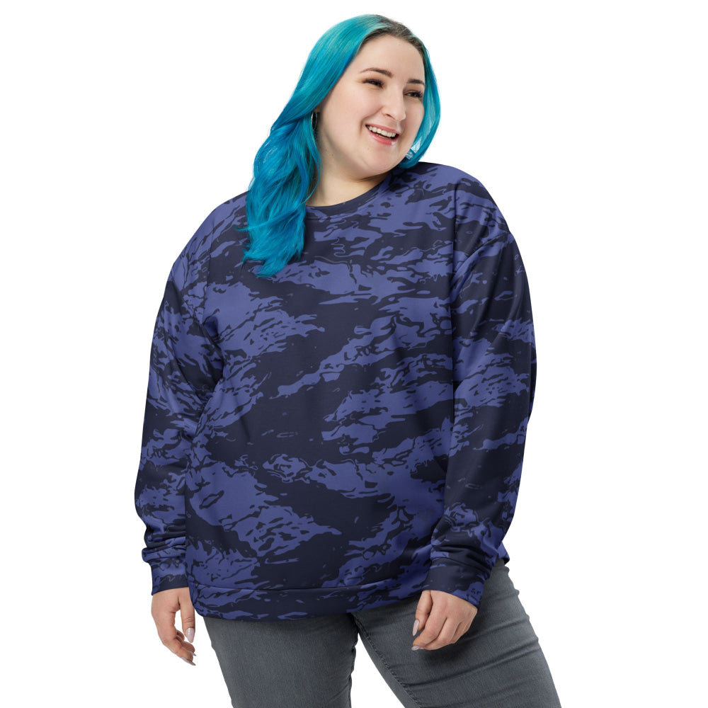 Black OPS Blue Tiger Stripe CAMO Unisex Sweatshirt