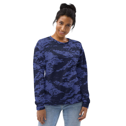 Black OPS Blue Tiger Stripe CAMO Unisex Sweatshirt