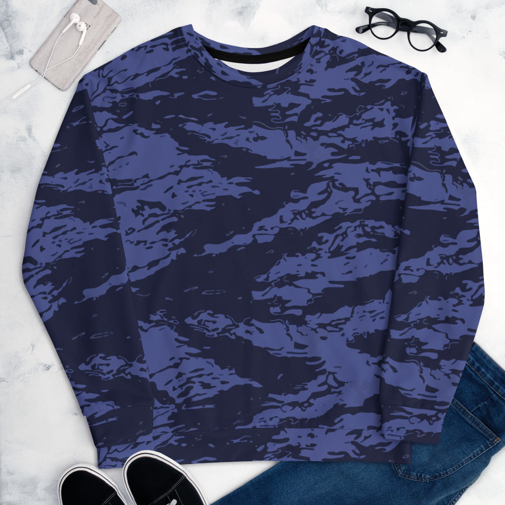 Black OPS Blue Tiger Stripe CAMO Unisex Sweatshirt