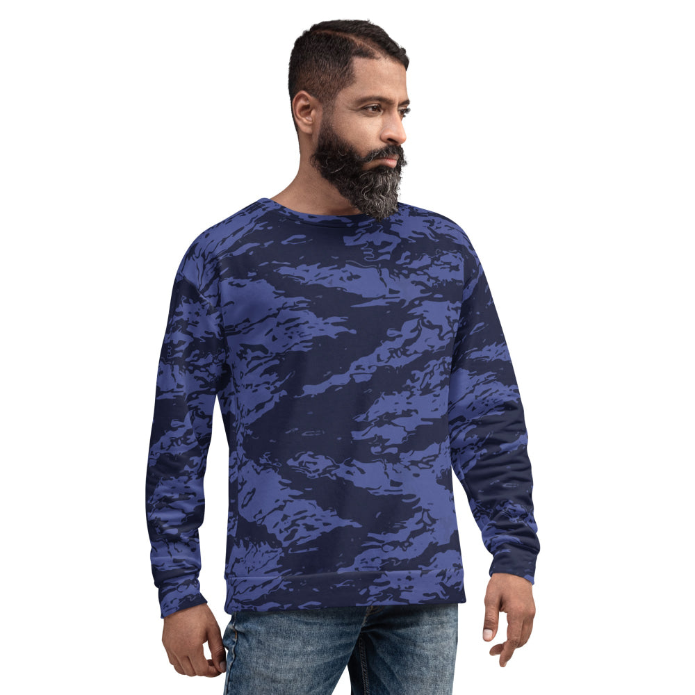 Black OPS Blue Tiger Stripe CAMO Unisex Sweatshirt