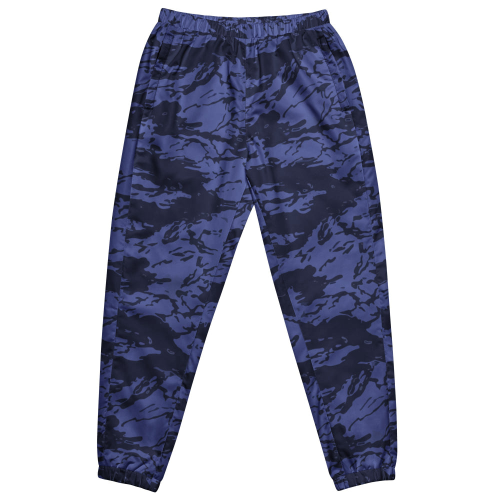 Black OPS Blue Tiger Stripe CAMO Unisex track pants - Track Pants