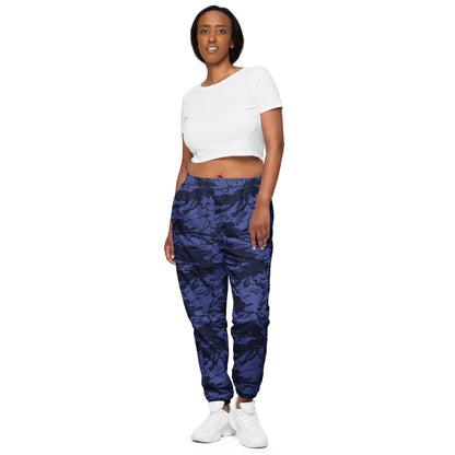 Black OPS Blue Tiger Stripe CAMO Unisex track pants - Track Pants