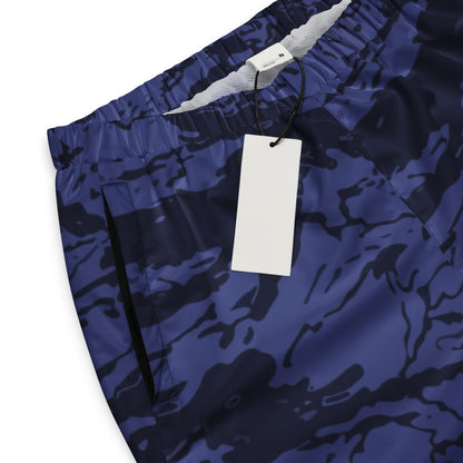 Black OPS Blue Tiger Stripe CAMO Unisex track pants - Track Pants