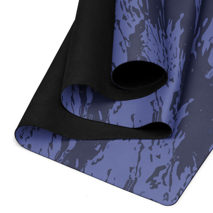 Black OPS Blue Tiger Stripe CAMO Yoga mat - Mat