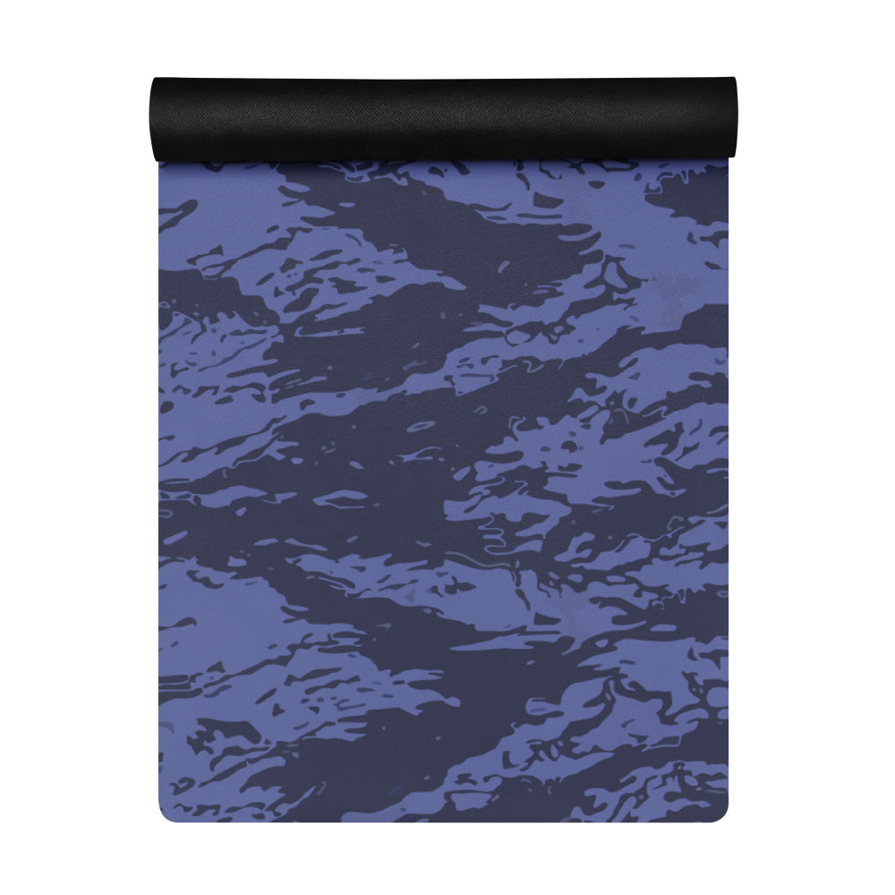 Black OPS Blue Tiger Stripe CAMO Yoga mat - Mat