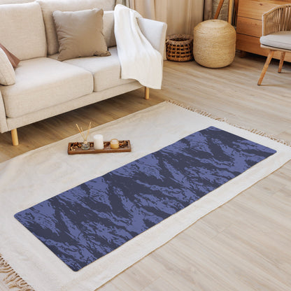 Black OPS Blue Tiger Stripe CAMO Yoga mat - Mat