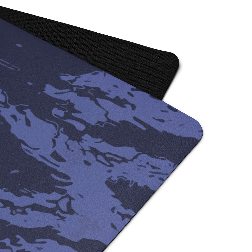 Black OPS Blue Tiger Stripe CAMO Yoga mat - Mat