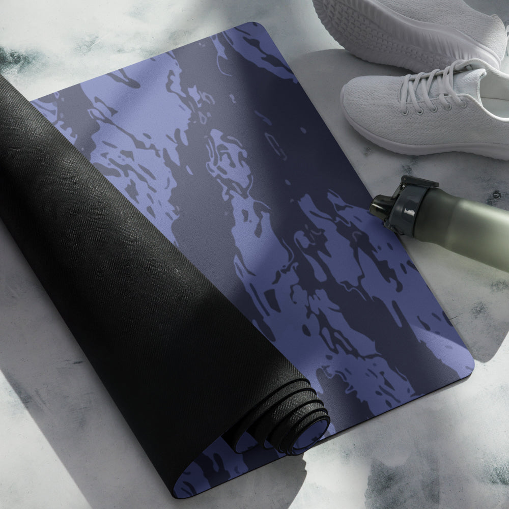 Black OPS Blue Tiger Stripe CAMO Yoga mat - Mat