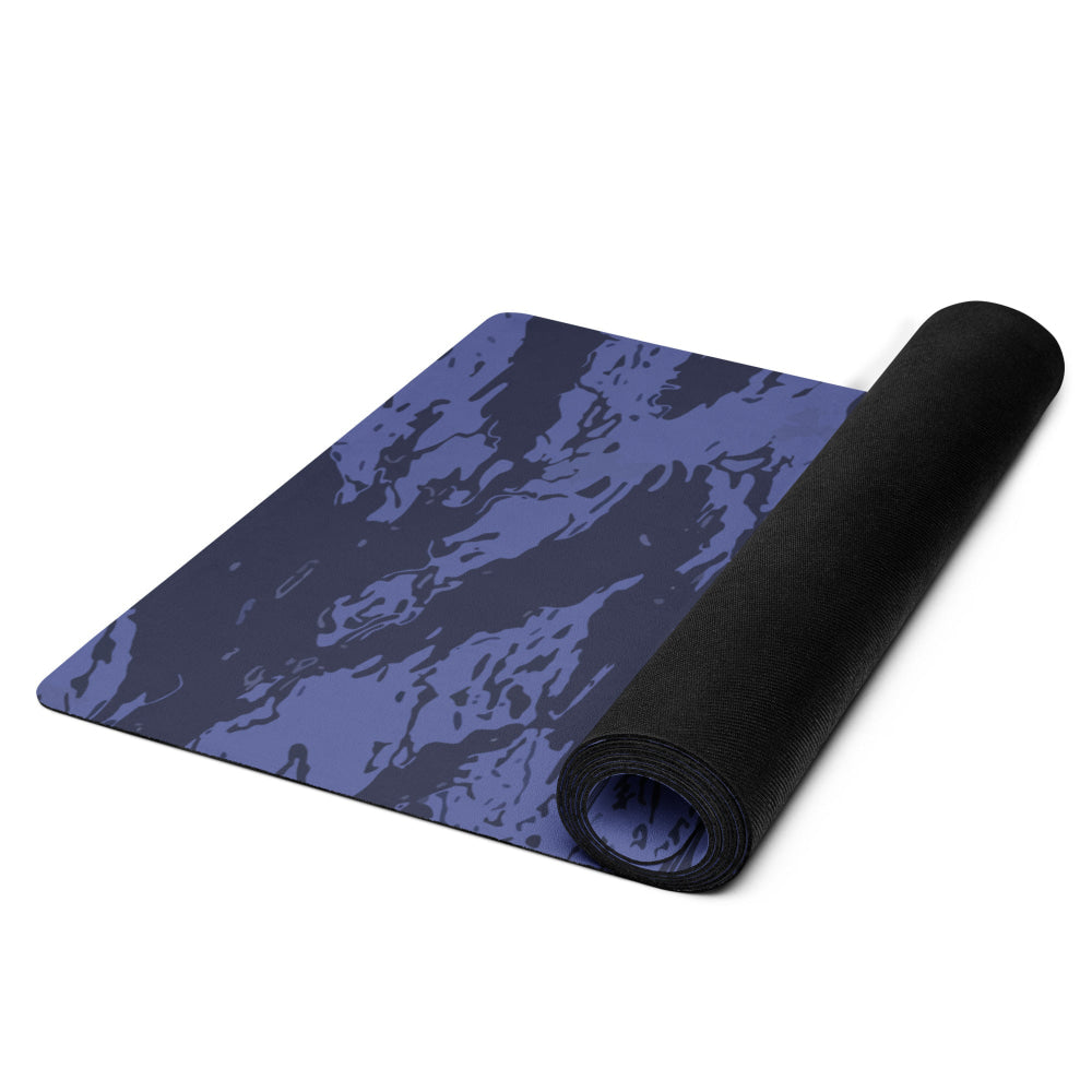 Black OPS Blue Tiger Stripe CAMO Yoga mat - Mat