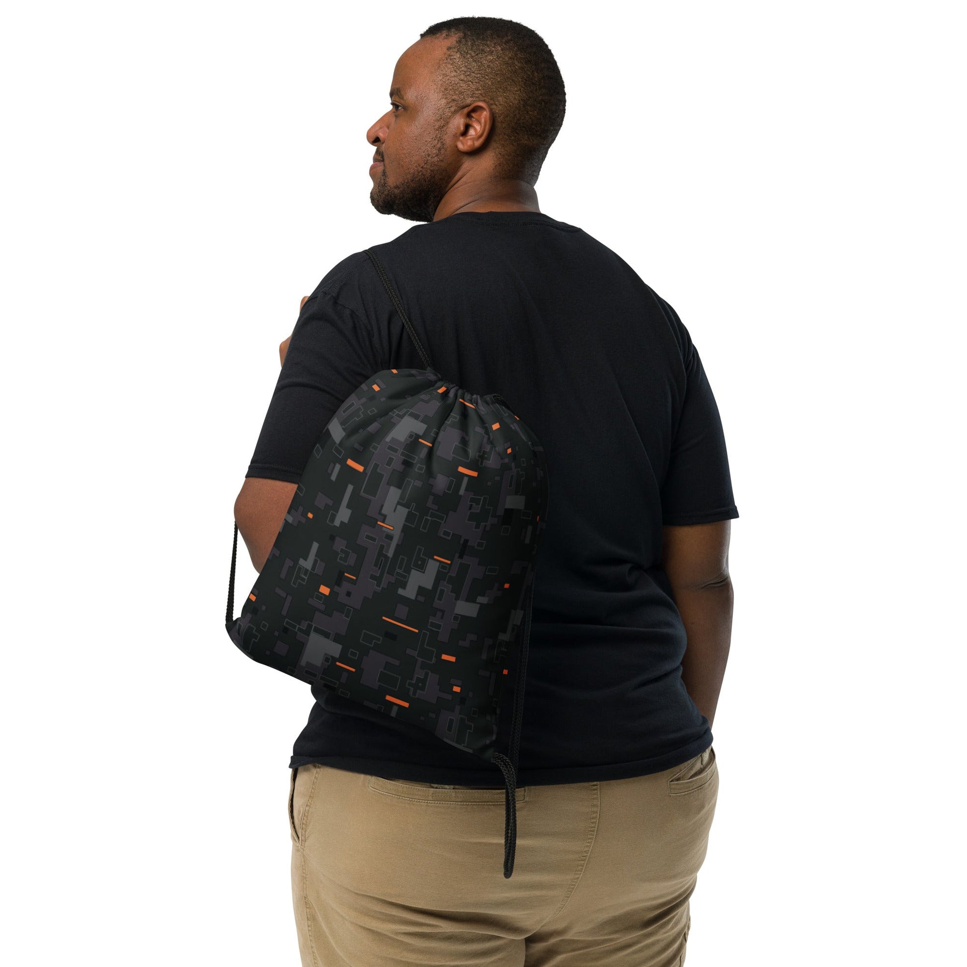 Black OPS CE Digital CAMO Drawstring Bag - Bags