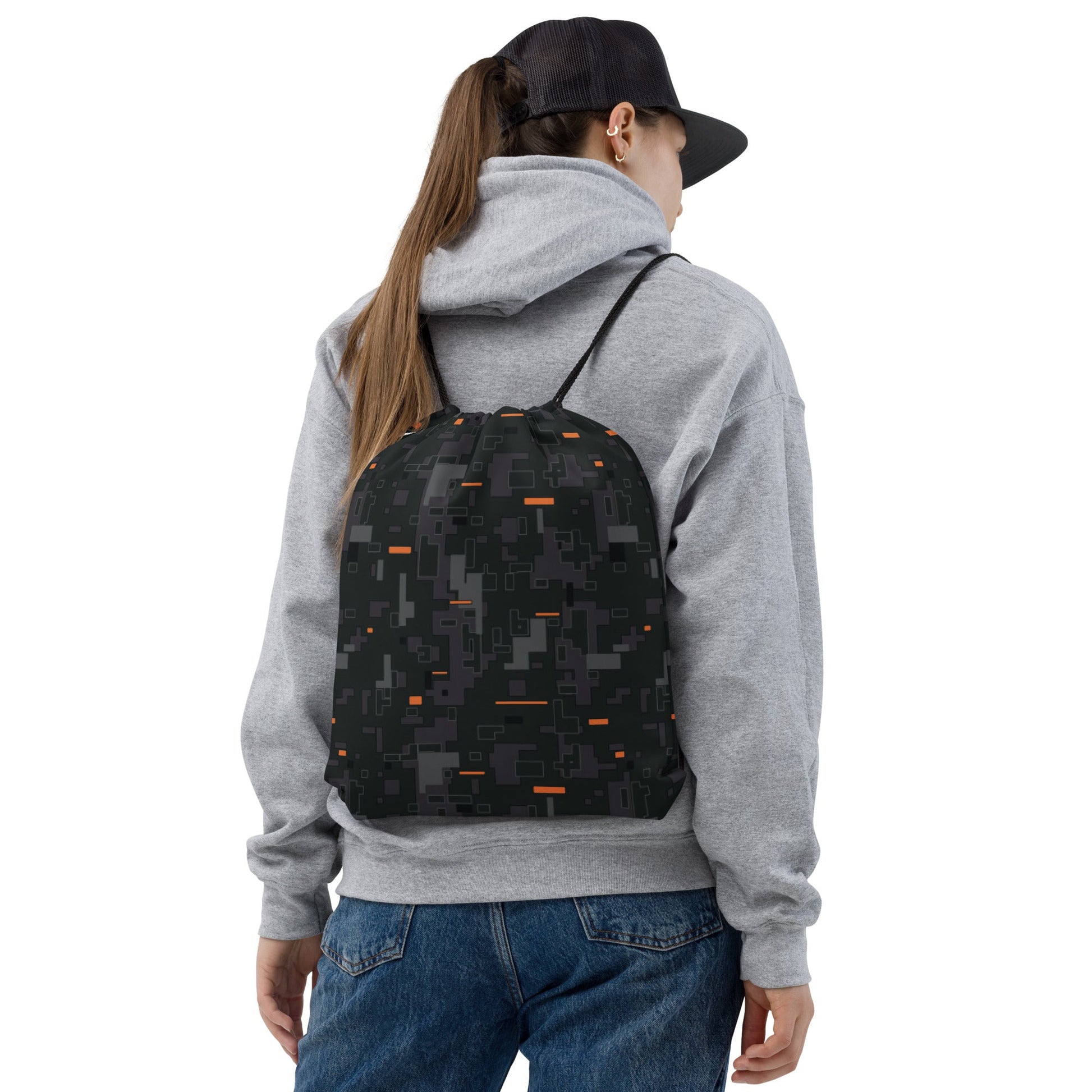 Black OPS CE Digital CAMO Drawstring Bag - Bags