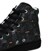 Digital Ember CAMO Mens High-Top Canvas Shoes