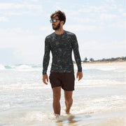 Digital Ember CAMO Mens Long-Sleeve Rash Guard - XS