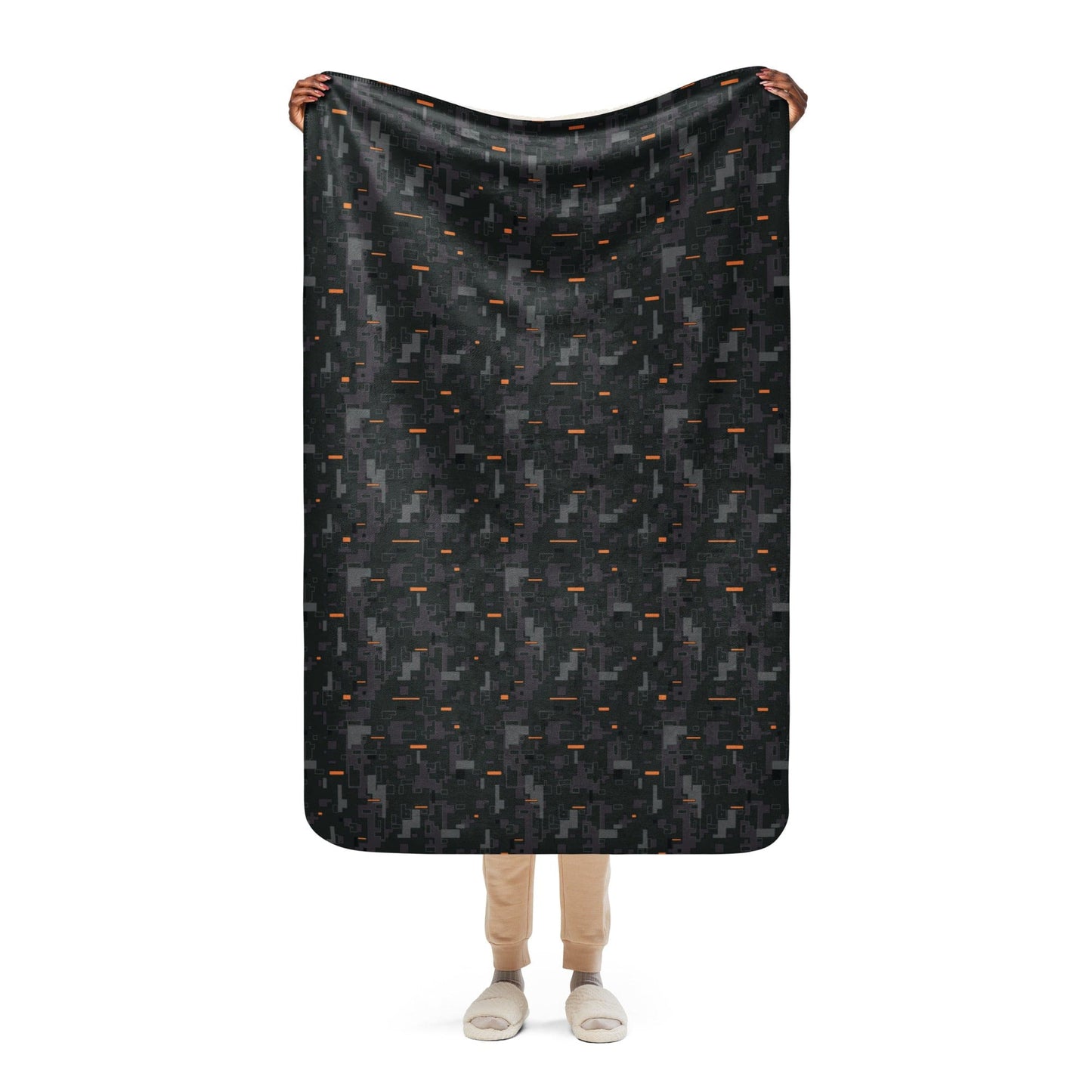 Black OPS CE Digital CAMO Sherpa blanket - 37″×57″ - Blankets