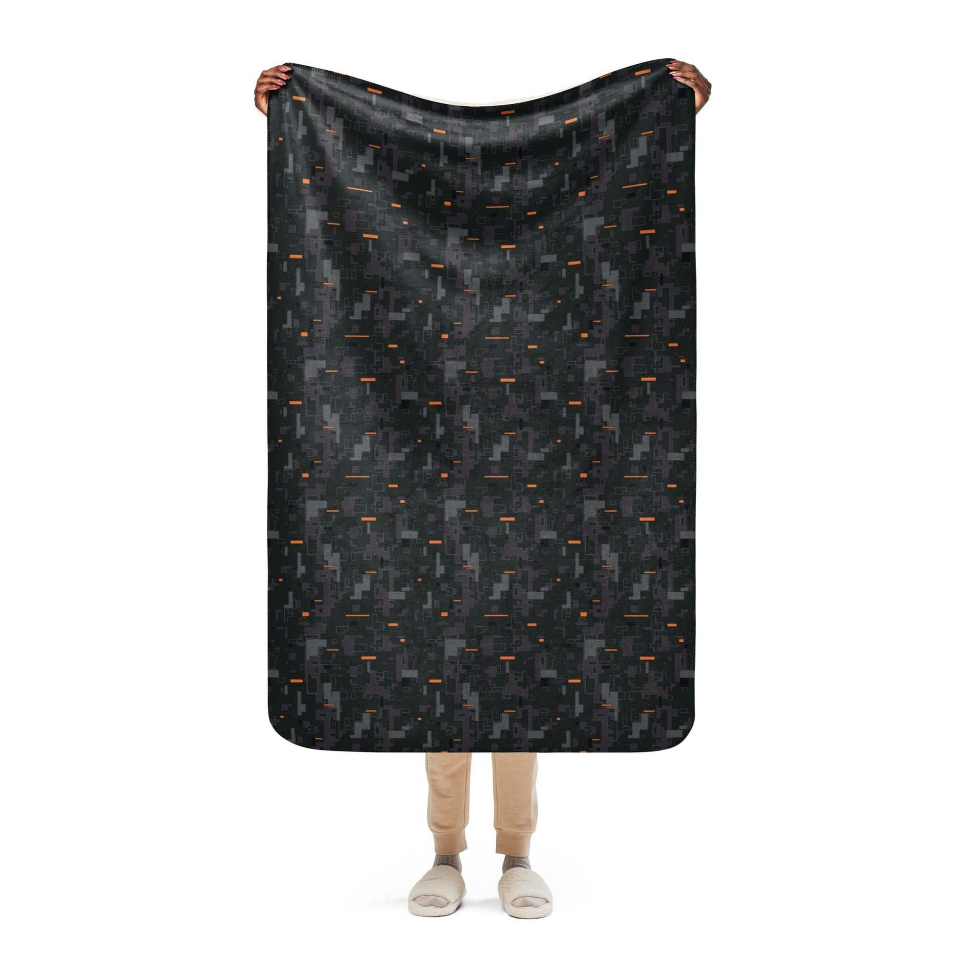 Black OPS CE Digital CAMO Sherpa blanket - 37″×57″ - Blankets