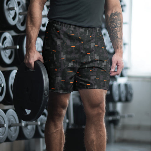 Digital Ember CAMO Unisex Athletic Long Shorts - 2XS