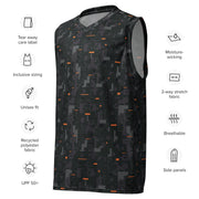 Digital Ember CAMO Unisex Basketball Jersey