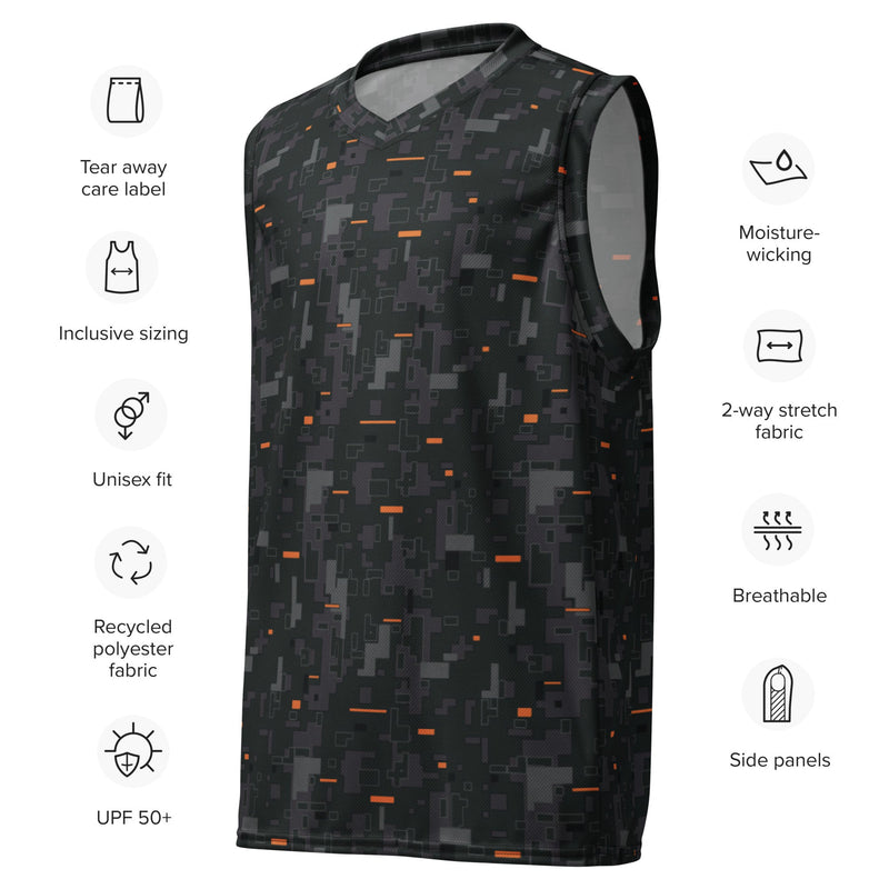 Digital Ember CAMO Unisex Basketball Jersey
