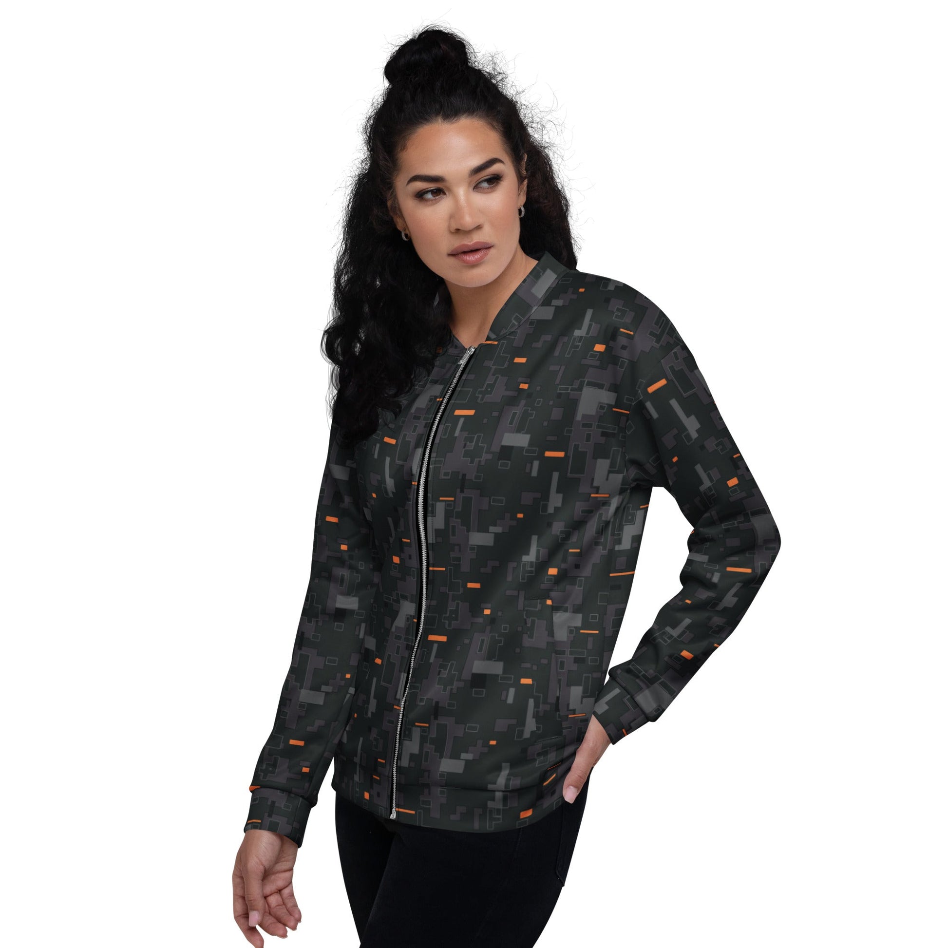 Black OPS CE Digital CAMO Unisex Bomber Jacket - Jackets