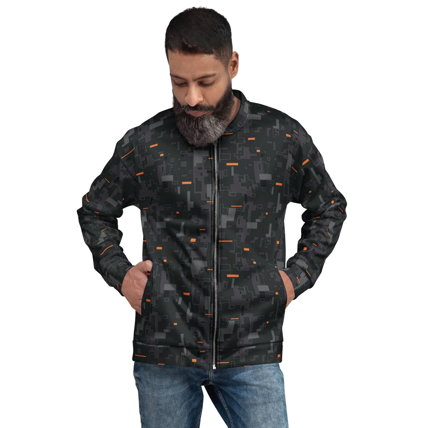 Black OPS CE Digital CAMO Unisex Bomber Jacket - XS - Jackets